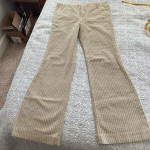 Banana Republic Beige Corduroy Pants size 8